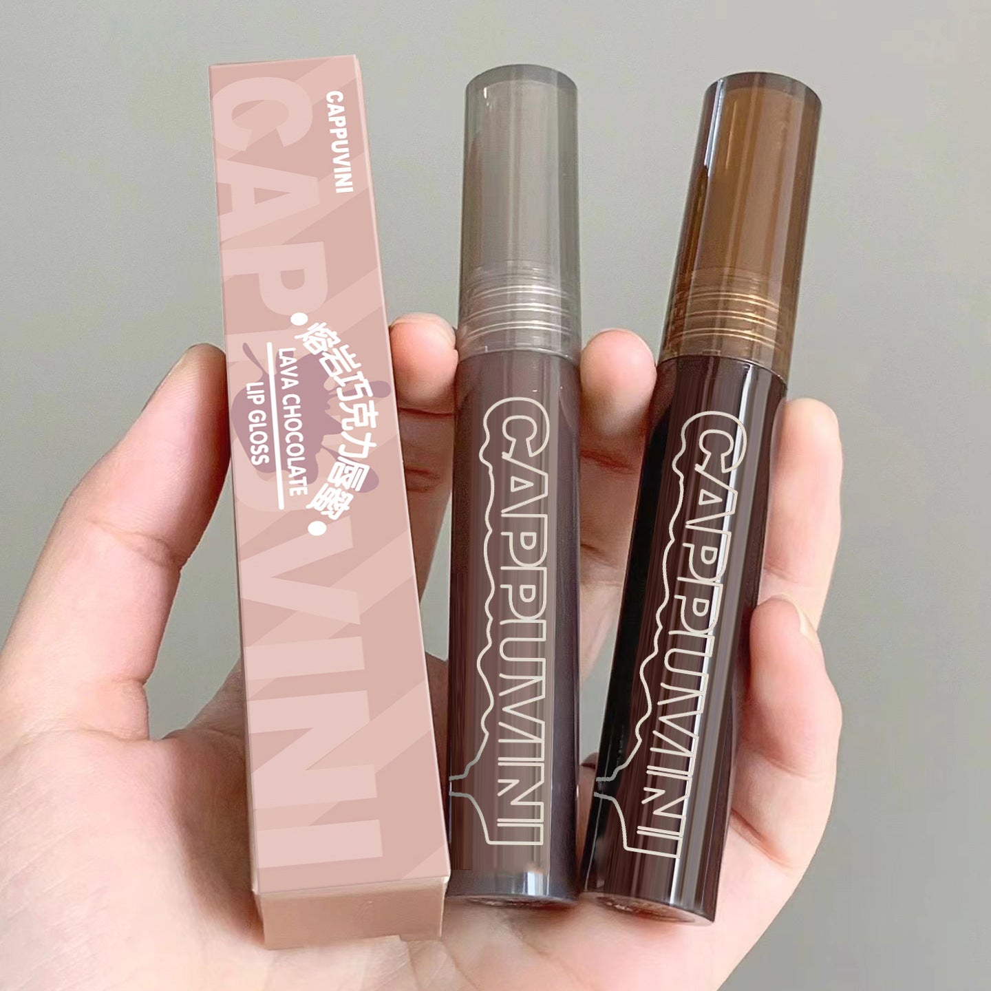 Gloss à lèvres hydratant effet miroir au chocolat