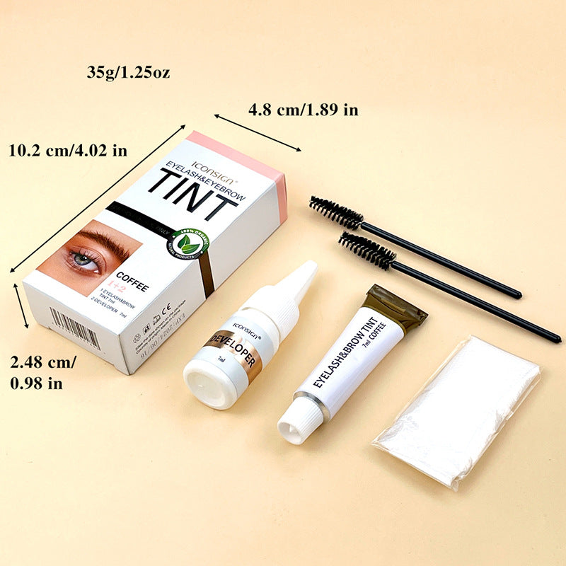 Beauty Eyebrow Cream Suit Waterproof Dyed Eye Makeup Accessories