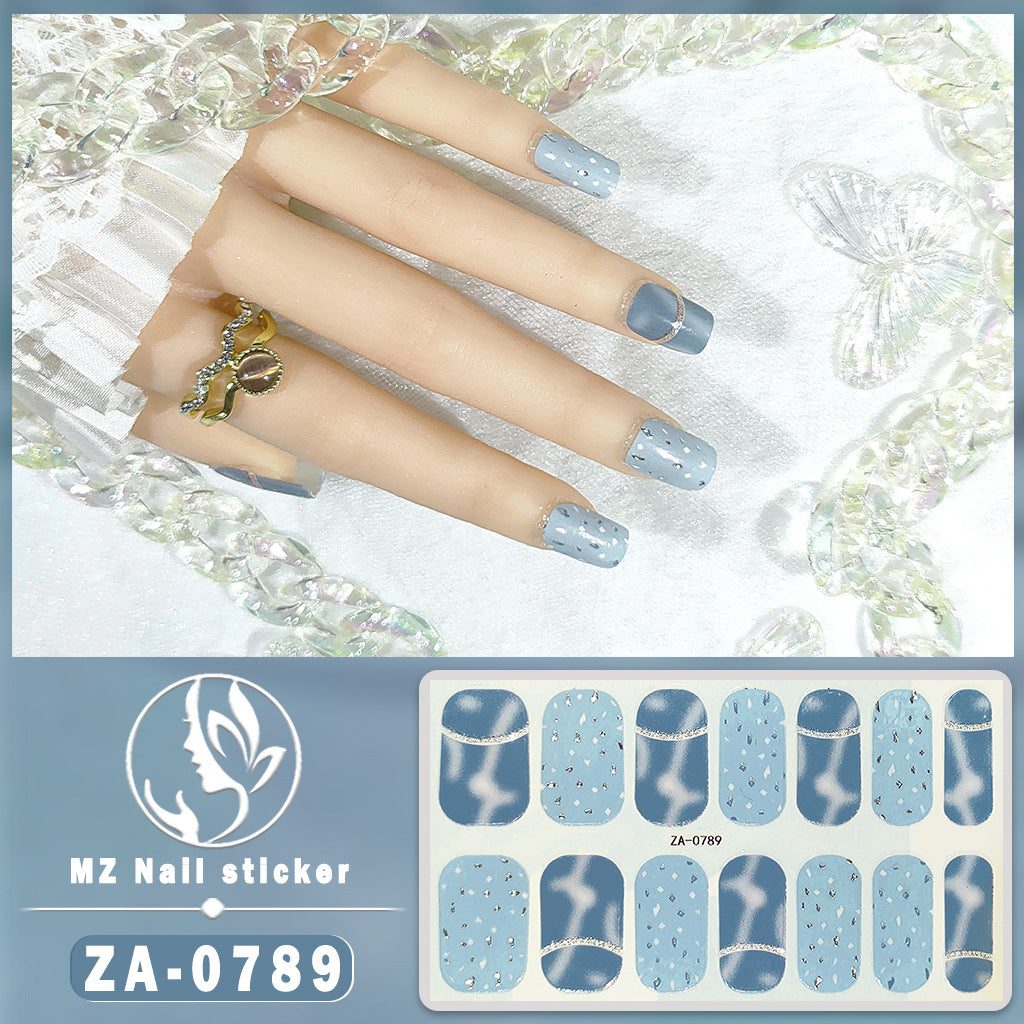 Full Oil Film Hand Manicure Implement Nail Stickers