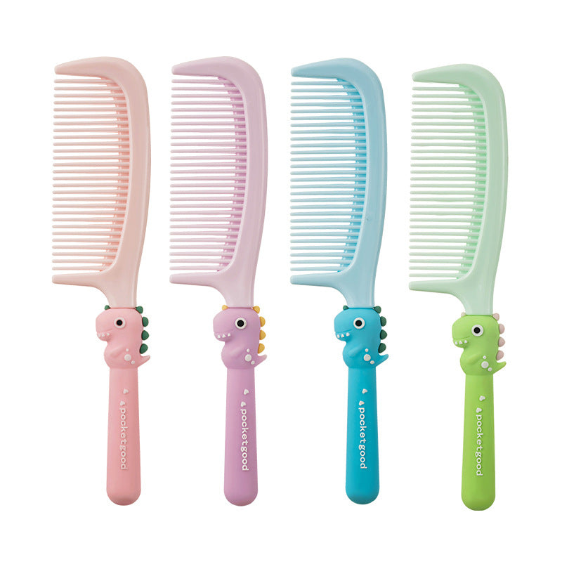 Heart Cartoon Portable Household Plastic Straight Hair Brushes & Combs