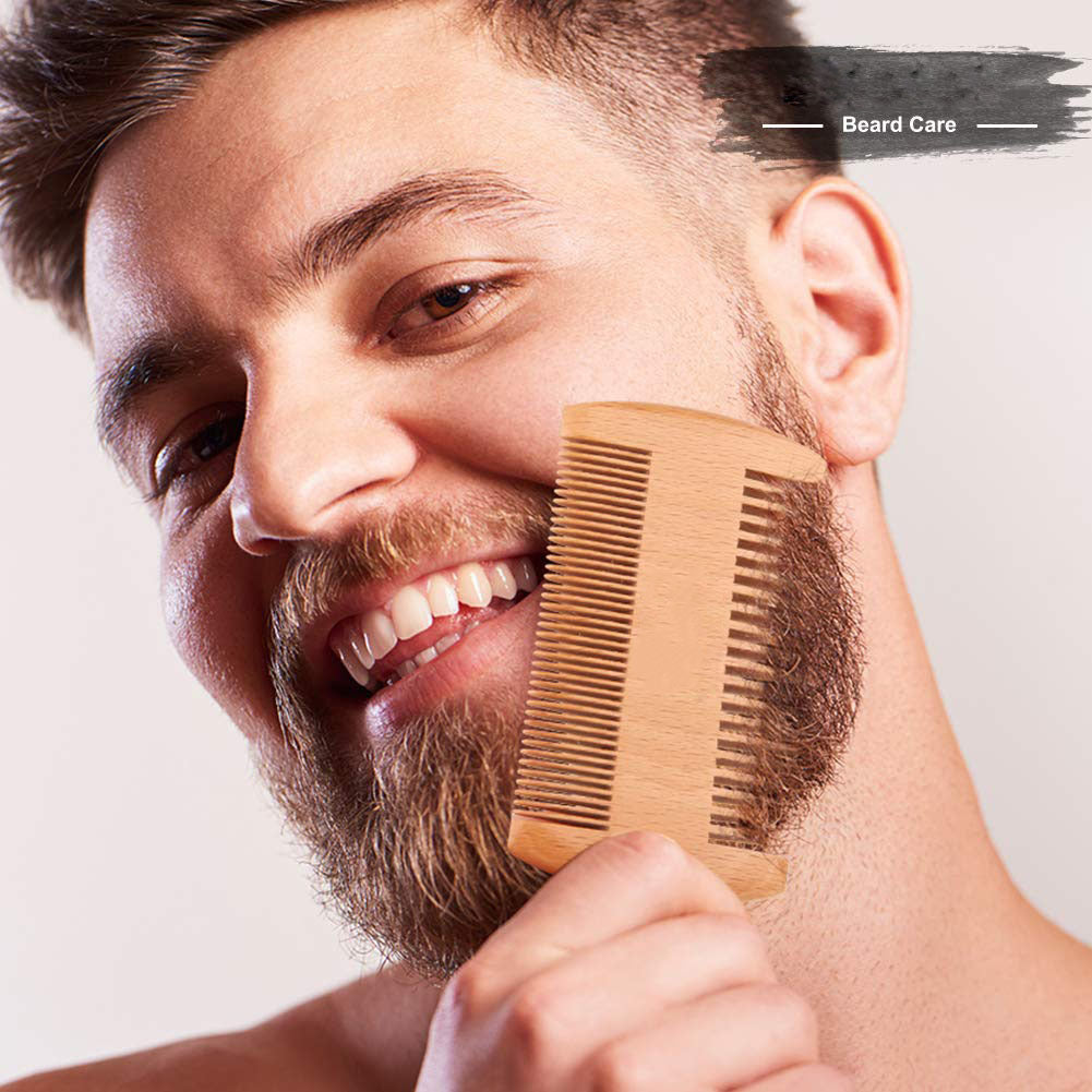 Brosse à cheveux double face Beard Suit Balsam, rouleau, accessoires de maquillage