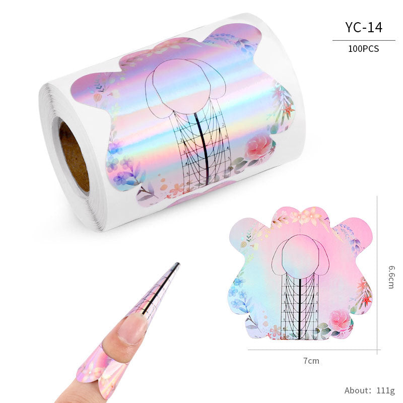 Paper Holder French Therapy Extension Butterfly Nail Tool Set