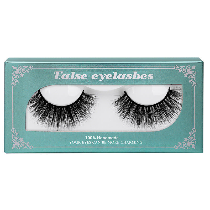 Package Mink Eyelashes Natural Long Thick False Lashes