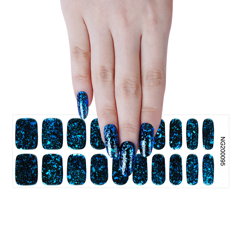 Glamorous Versatile Light Gel Uv Paper Nail Stickers