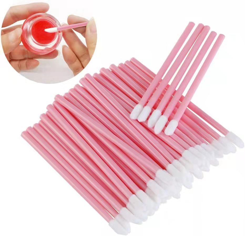 Mini Cleaning Mousse Bubble Hollow Handle Disposable Makeup Brushes Accessories