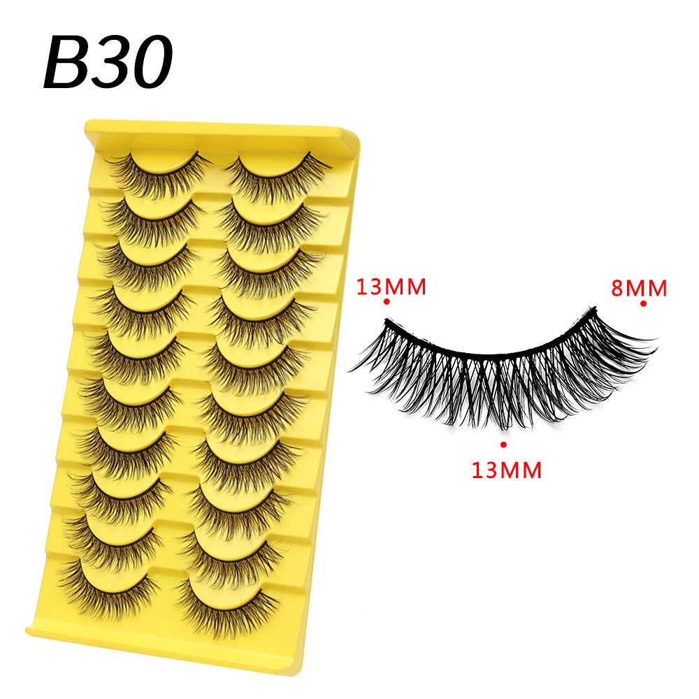 Ten Double Pairs Of Eyelashes Little Devil False Lashes