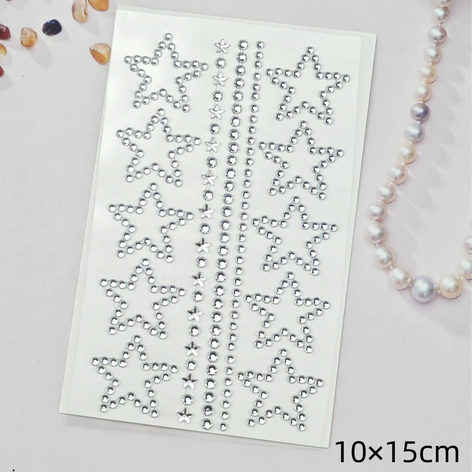 Diamond Mountain Root Crystals Chen Five-pointed Nail Care Nail Art