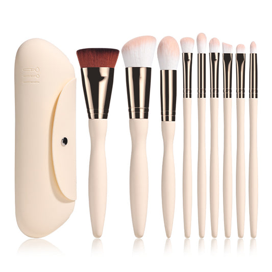 Pcs Beige High Quality Synthetic Fluff Brush Suit Beauty Makeup Brushes Accessories