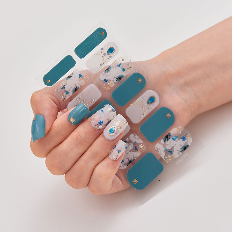 Source Technology Laser Gilding Full Priority Nail Stickers