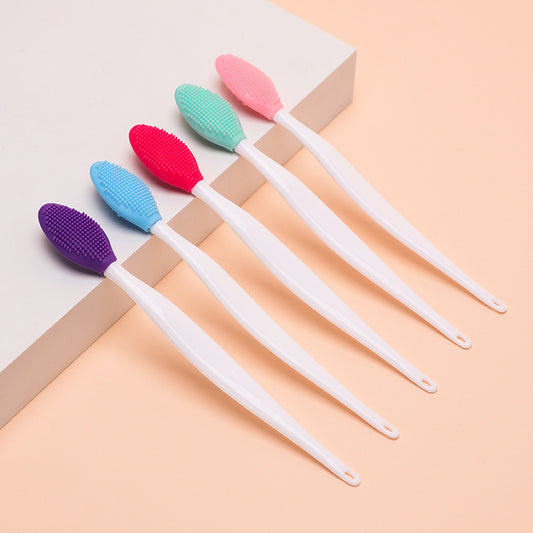 Silicone Brush Long Handle Beauty Medicated Acne Pads Makeup Accessories