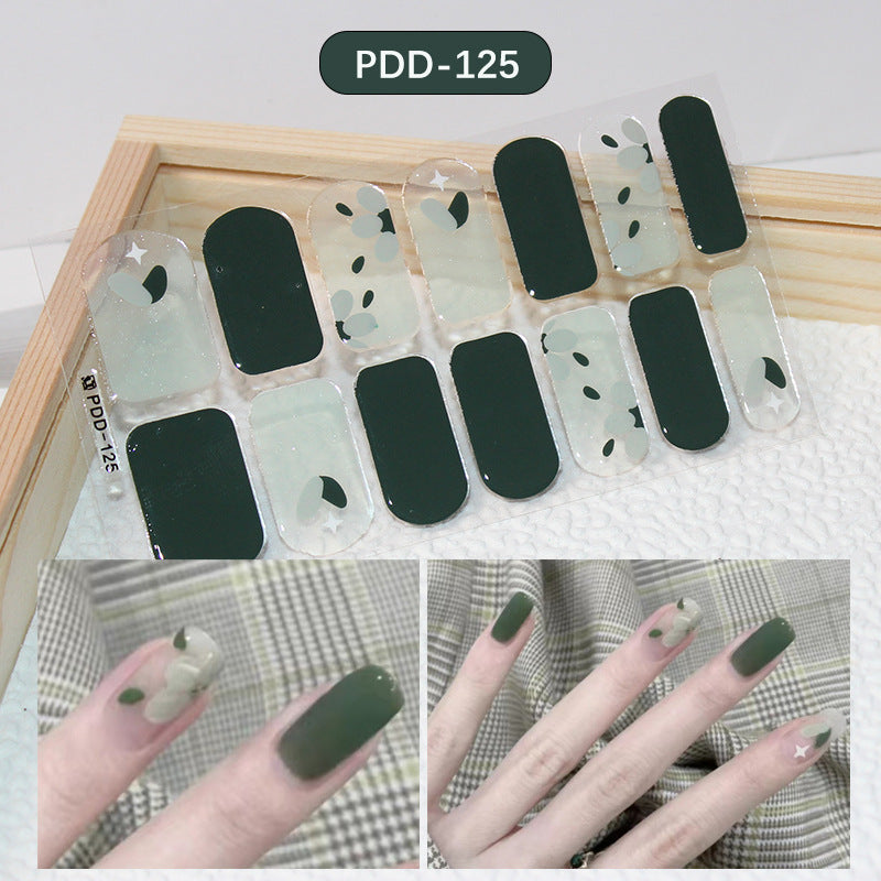 Love Waterproof Durable Applique Finished Patch Nail Art