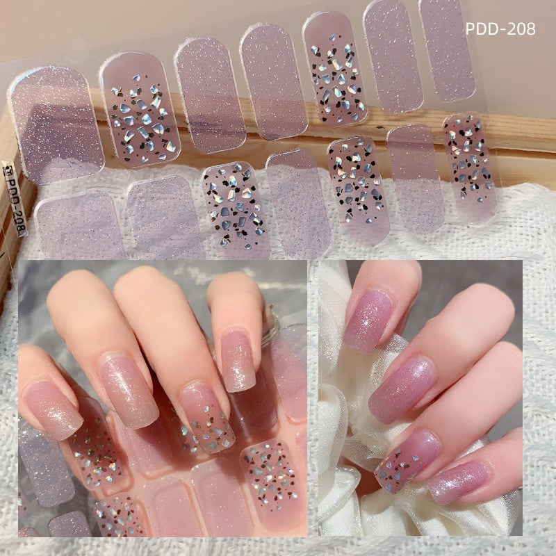 Love Waterproof Durable Applique Finished Patch Nail Art