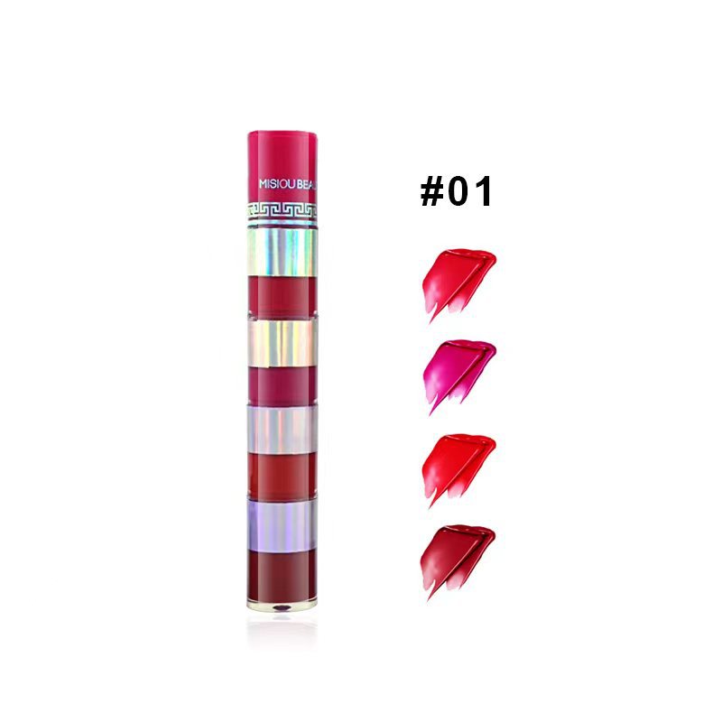 Waterproof Colorfast No Stain On Cup Four-color Lip Glosses