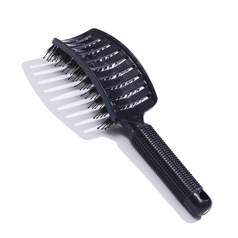 Brosses et peignes pour cheveux bouclés, creux et courbés, pour coiffure moelleuse