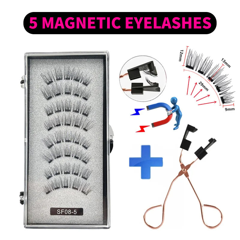 Series Magnetic Eyelashes Natural Simulation Curling False Lashes