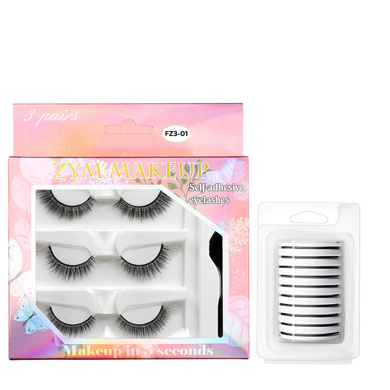 Glue Comfortable Soft Stem Self-adhesive Little False Lashes