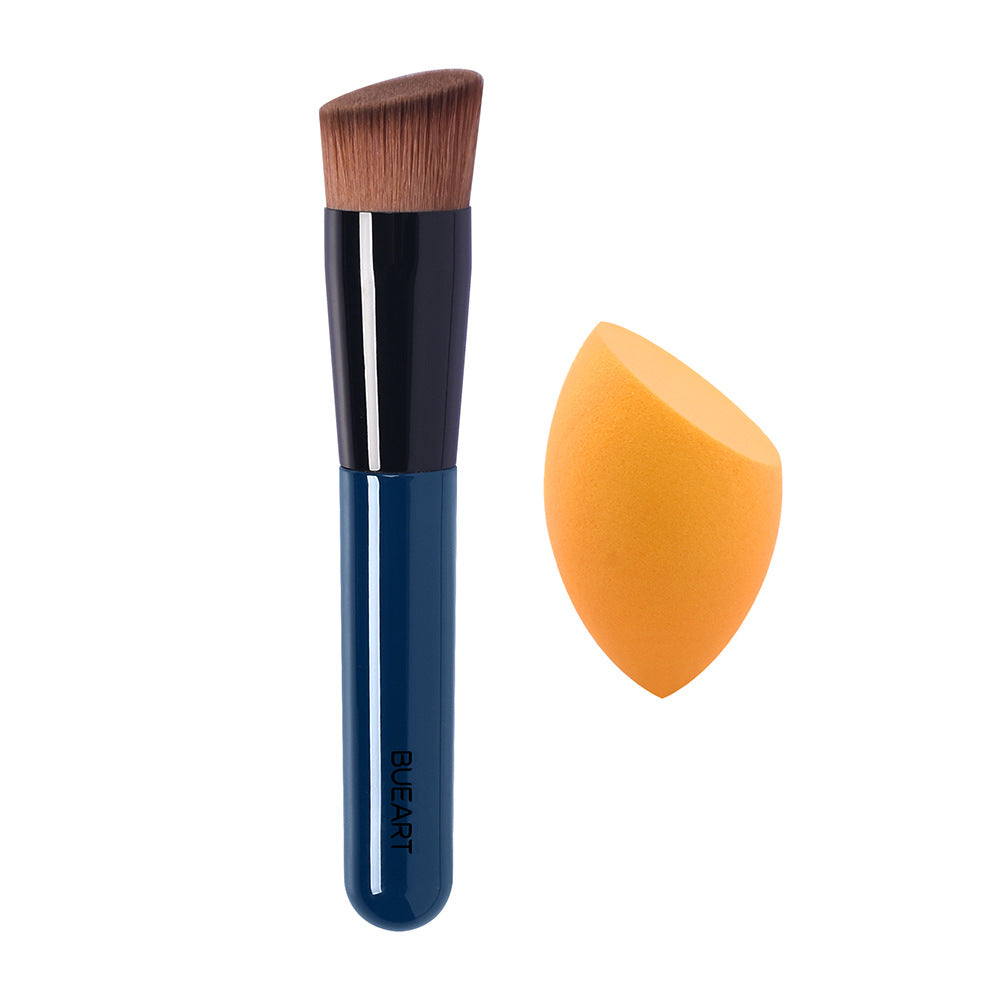 Powder Foundation Brush Flat Oblique Concave Makeup Brushes Accessories