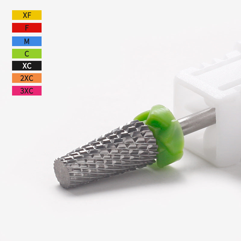 Ensemble d'outils de forage et de clouage en alliage pour machine à tête de meulage en acier