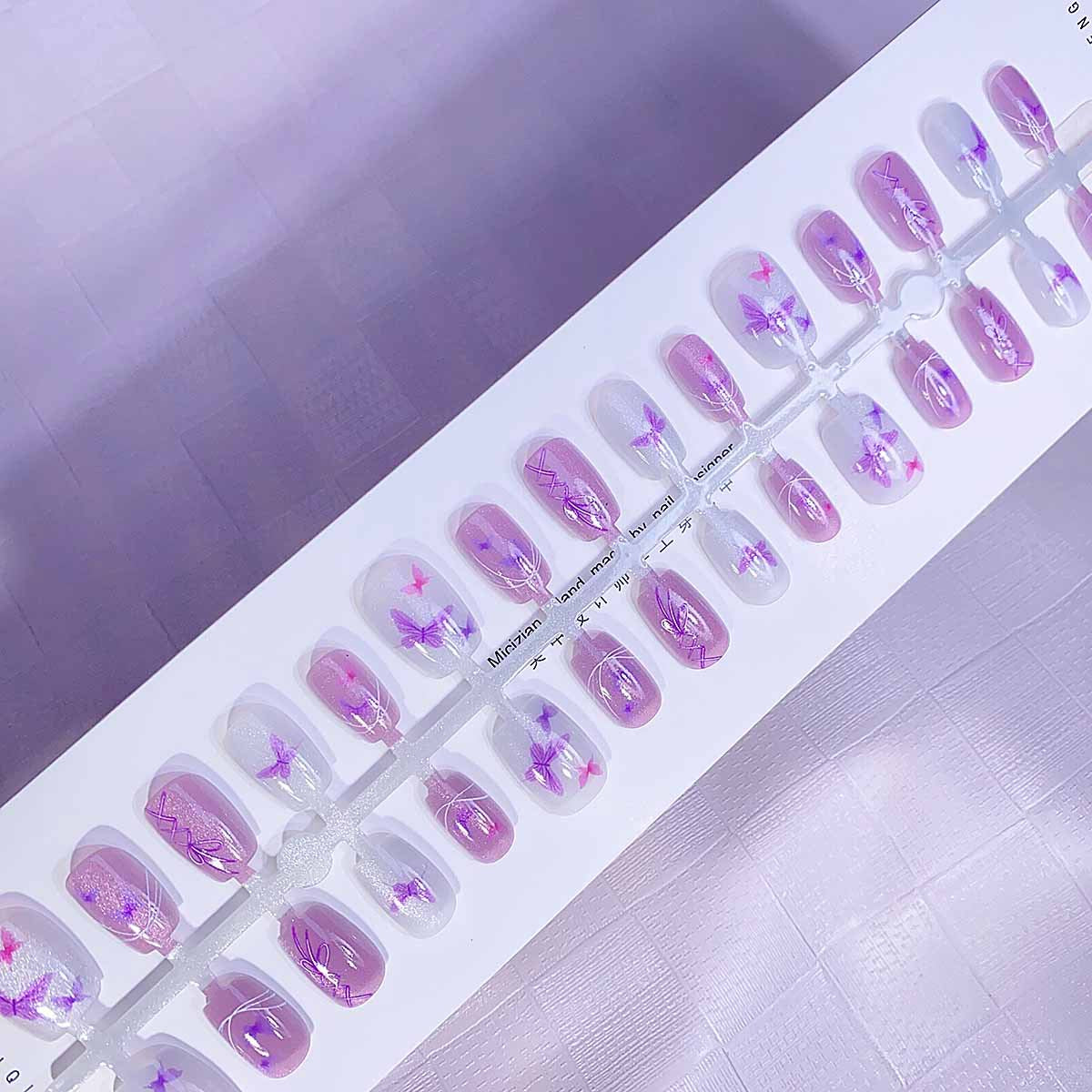 Manicure Wear Cat's Finished Strips Split Nail Stickers