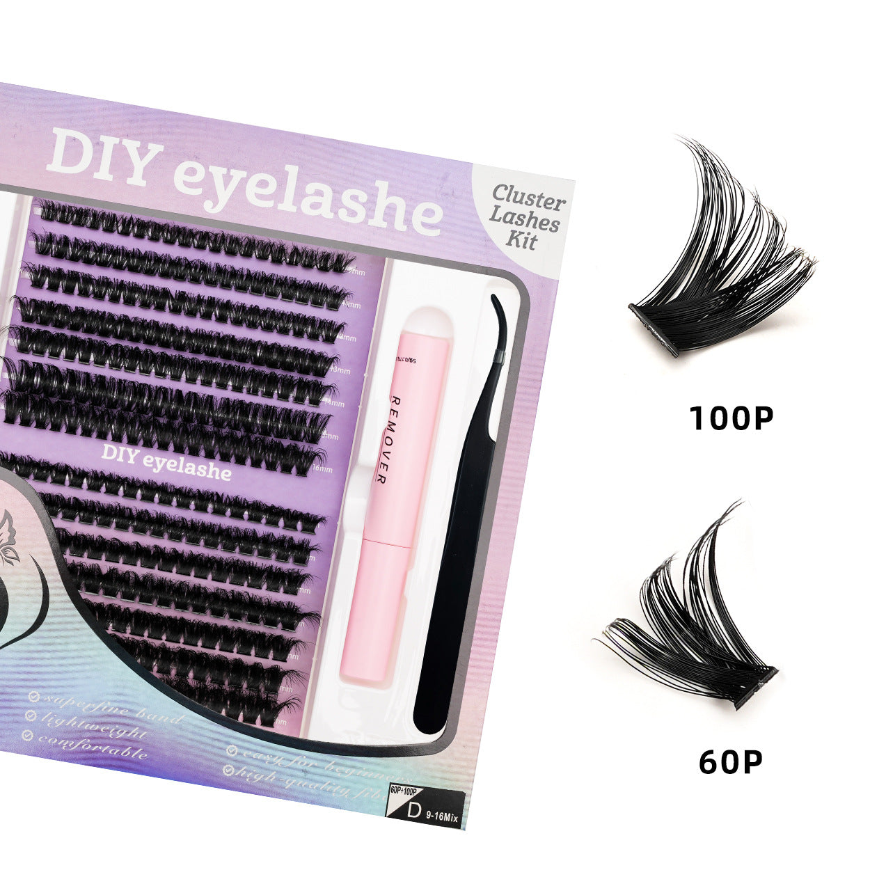 Eyelashes Fly Fluffy Qu Hot Melt False Lashes