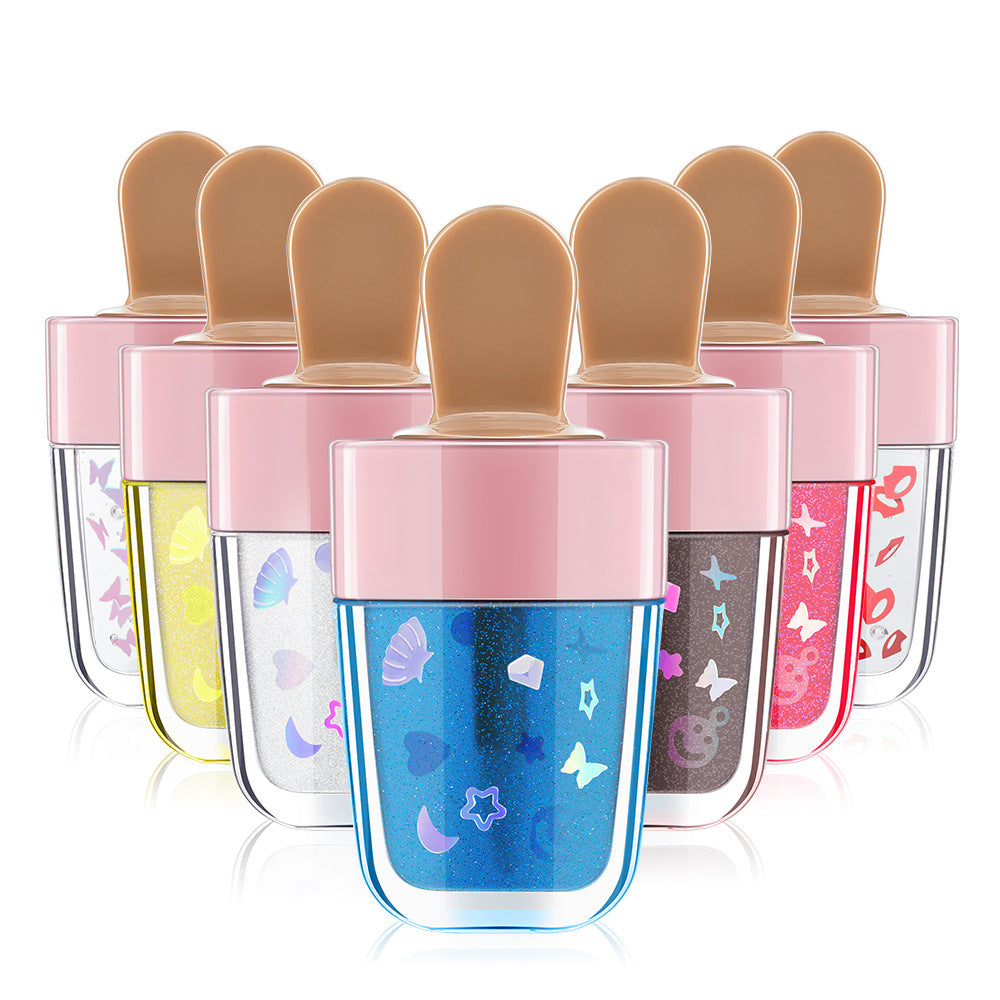 Small Batch Sequins Cute Ice Cream Lip Glosses