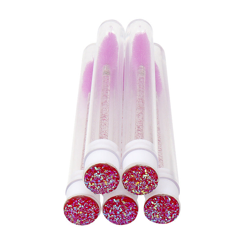 With Diamond Mascara Brush Disposable Crystal Makeup Brushes Accessories