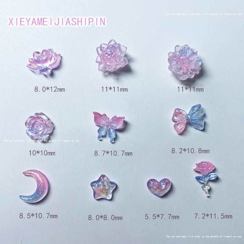 Fantasy Star Sea Ornament Material Package Color Luminous Nail Care Nail Art