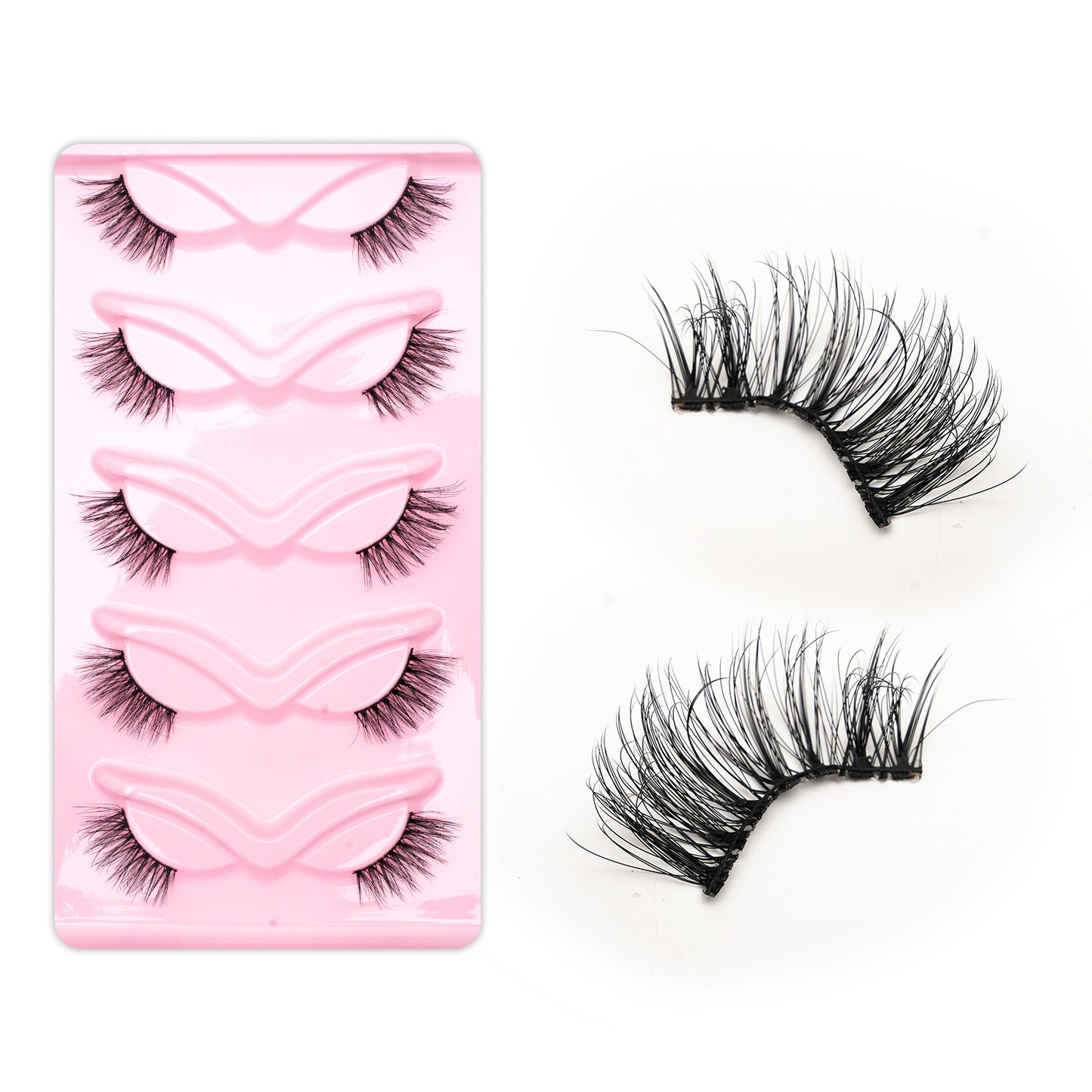 Fox Oblique Eyelashes Fluffy Thick Curl False Lashes