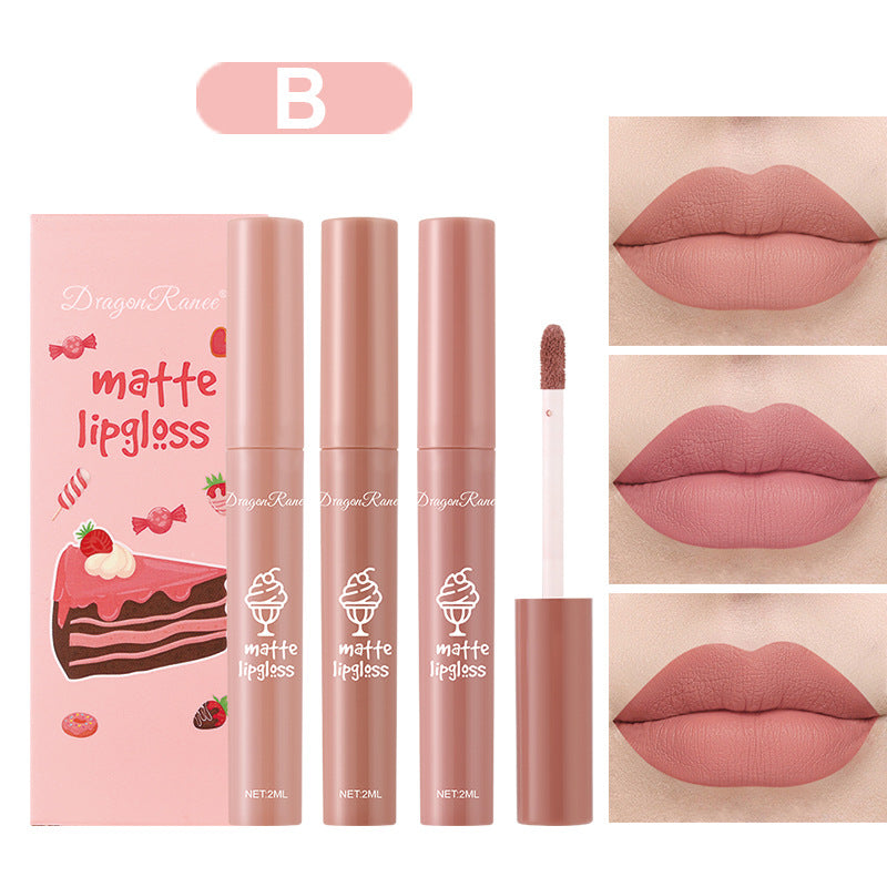 Coffrets de crème glacée Veet Matte Gloss Gloss pour femmes