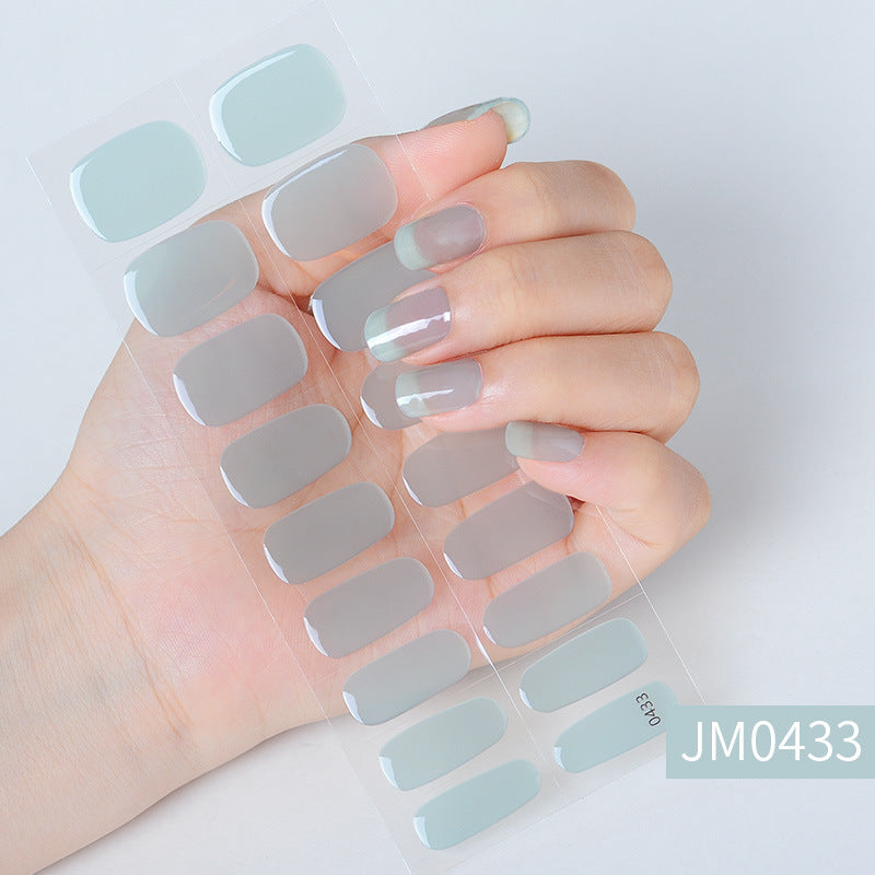 Ice Gel Waterproof Durable Uv Beauty Nail Stickers