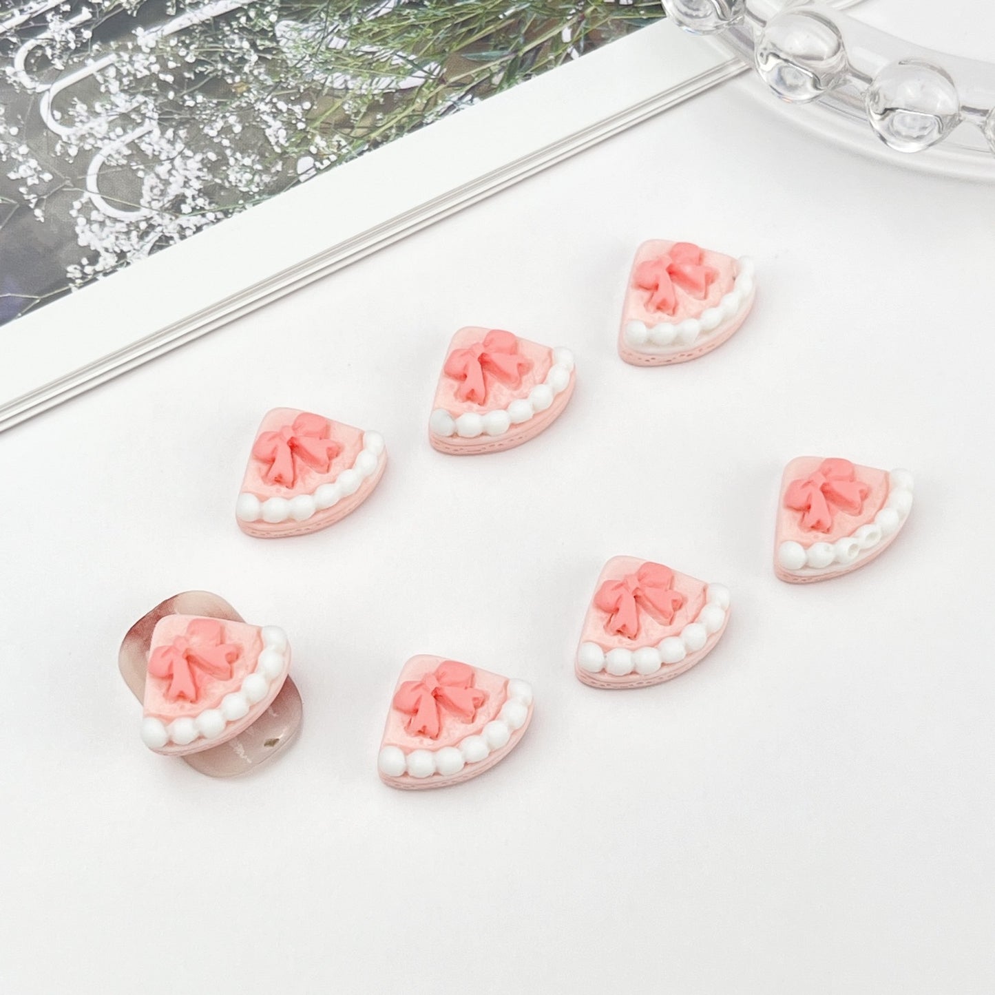 Candy Toy Cake Ornament Cute Three-dimensional Fruit Pizza Nail Care Nail Art