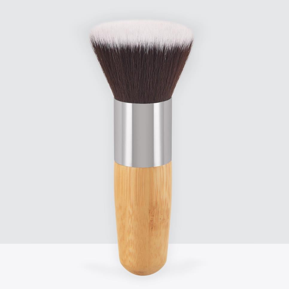 Handle Round Head Brush Powder Flat Makeup Brushes Accessories