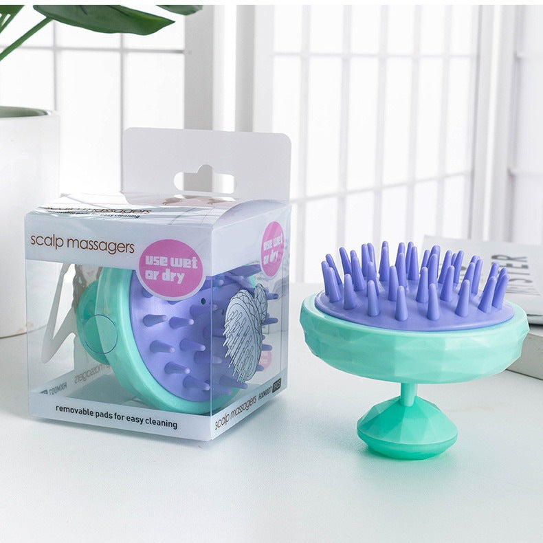 Household Scalp Cleaning Silicone Shampoo Brush Hair Brushes & Combs