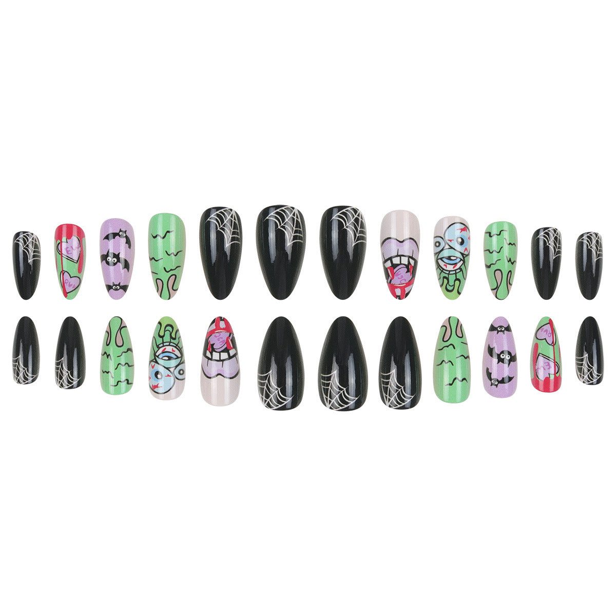 Faux ongles Spider Wear Nail Art de style vacances