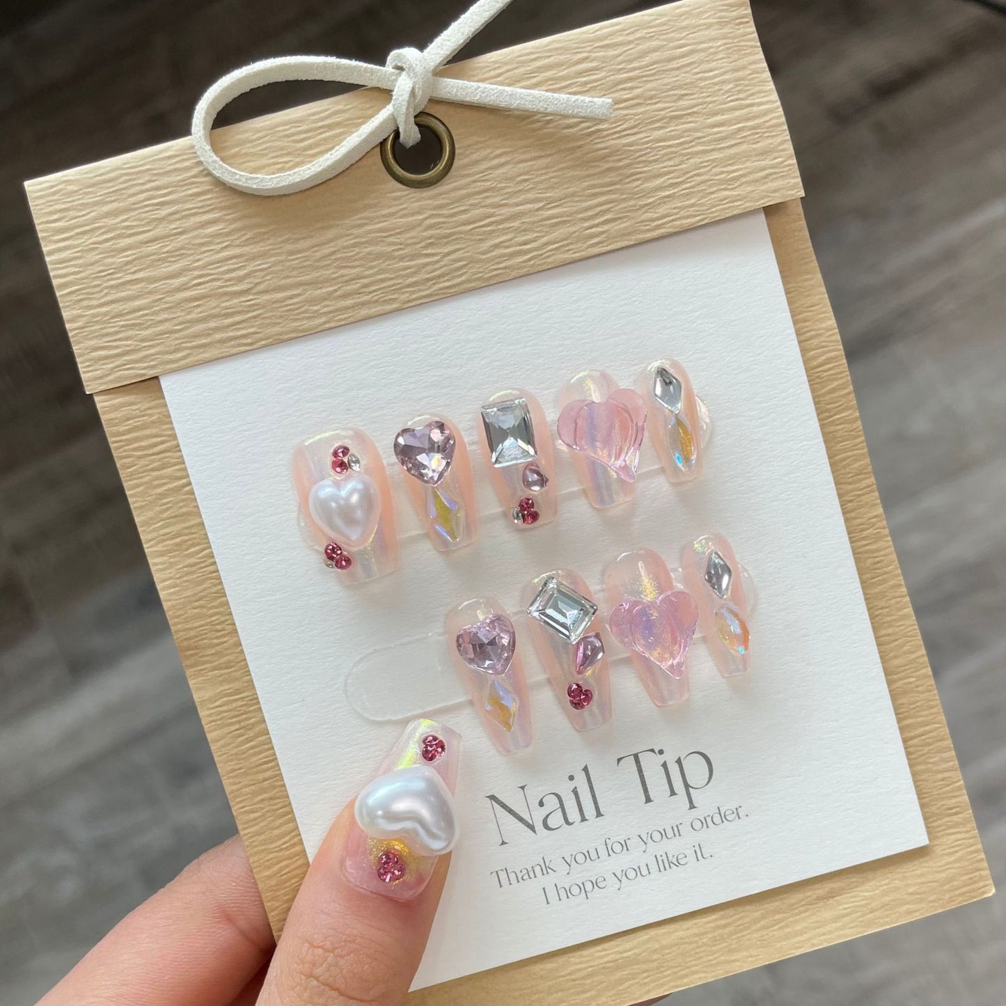 Handmade Wear Collection Fake Nails Removable Nail Stickers