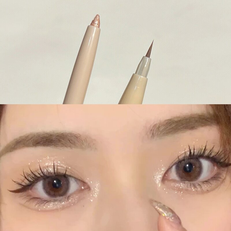 Double-headed Shadow Pen Brightening Lying Silkworm Natural Eyeliner