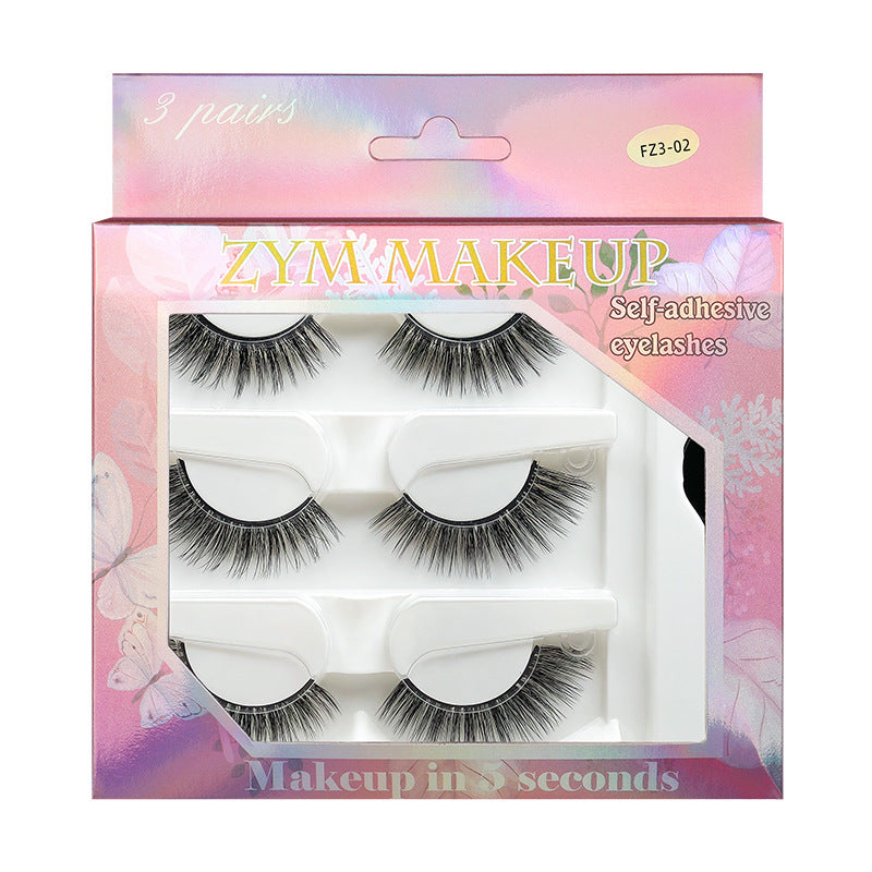 Self-adhesive Eyelashes Multiple Options Novice Adhesive False Lashes