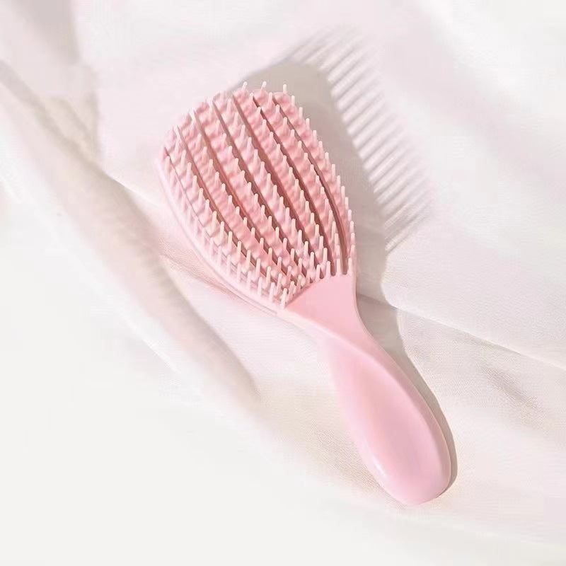 Coquille creuse forme moelleuse coiffure massage méridien pour brosses et peignes à cheveux