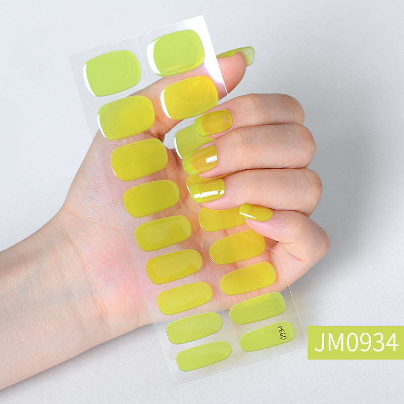 Ice Gel Waterproof Durable Uv Beauty Nail Stickers