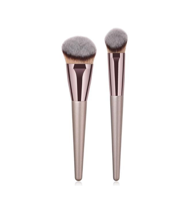 Pinceaux de maquillage en poudre dorée champagne utilitaires de beauté Accessoires