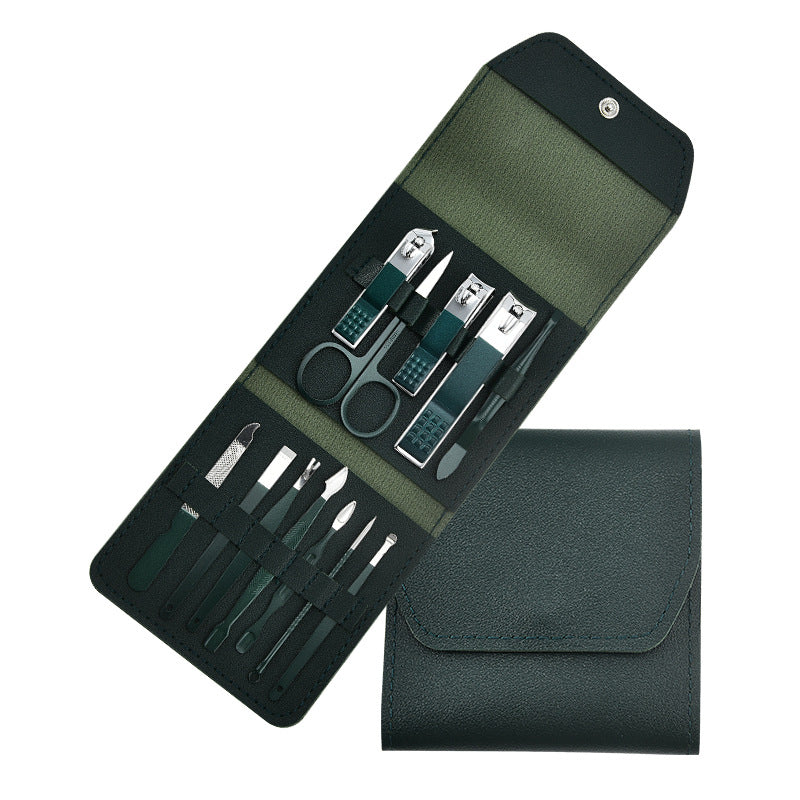 Ensemble d'outils pour ongles et cure-oreilles pour femme, portable et complet, avec ciseaux