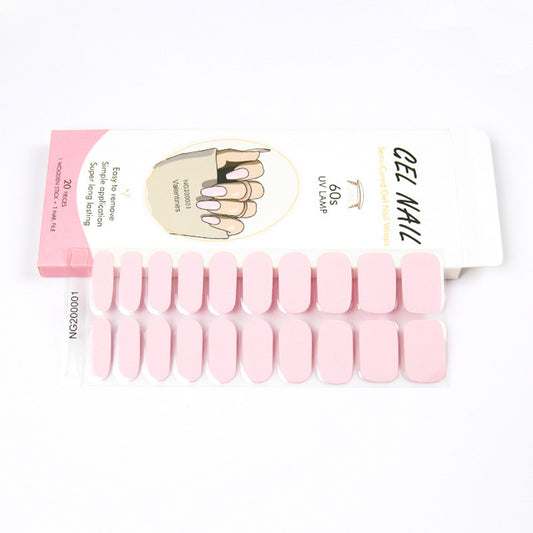 Gel Finger Therapy Light Uv Half Nail Stickers