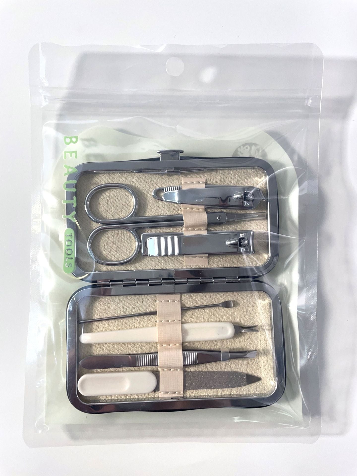 Outils de beauté de manucure colorés Accessoires de maquillage en acier inoxydable pour la maison