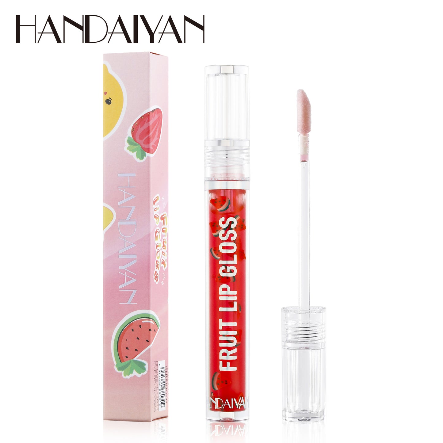 Gloss liquide aux fruits Gloss hydratant pour les lèvres