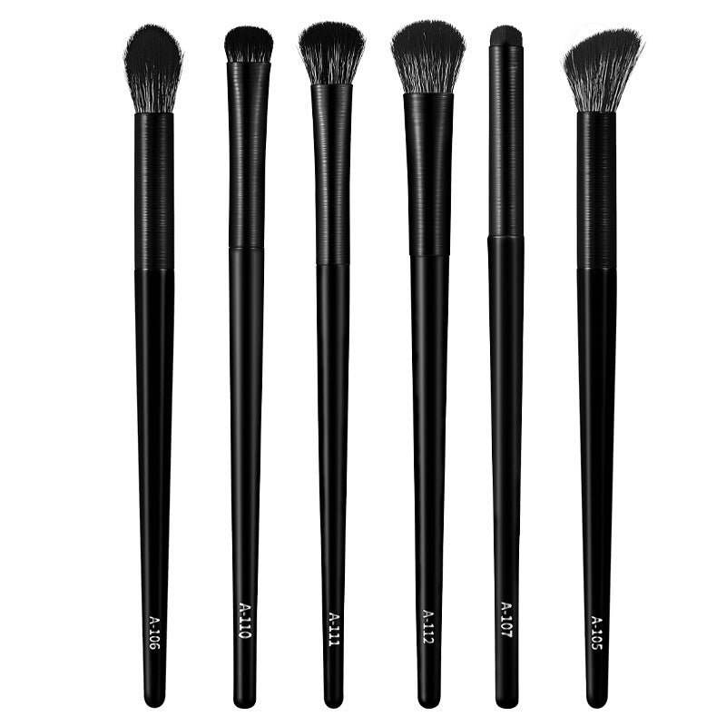 Wooden Handle Shadow Soft Detail Finger Makeup Brushes Accessories