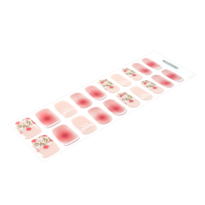 Glamorous Versatile Light Gel Uv Paper Nail Stickers