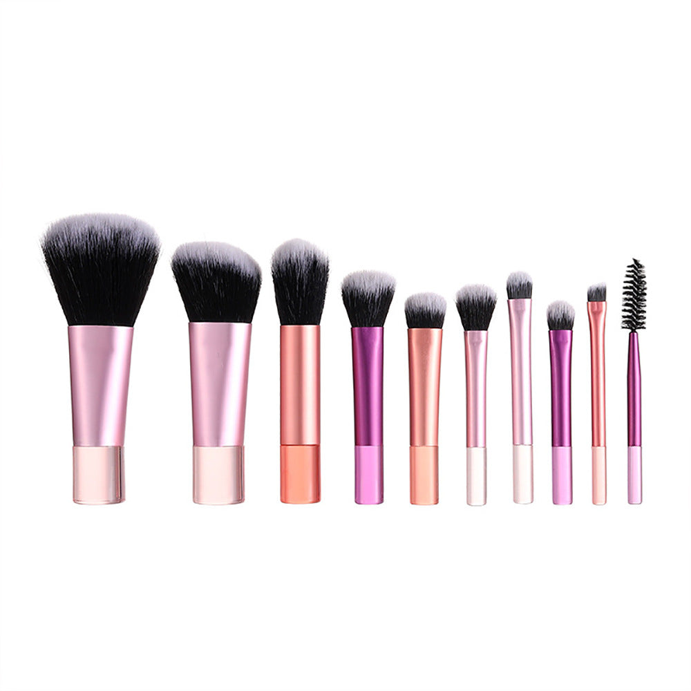 Mini Travel Portable Brush Suit Powder Makeup Brushes Accessories