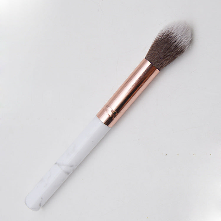 Single Marbling Highlight Brush Blush Shading Makeup Brushes Accessories