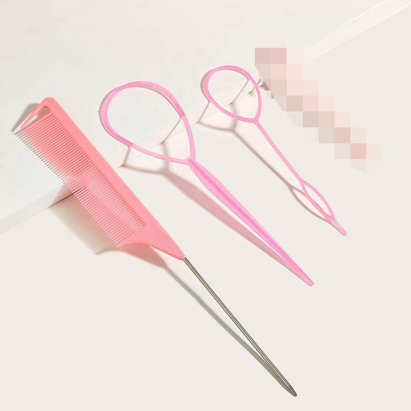 Lazy Pick Large Puller Pin Small Shape Hair Brushes & Combs