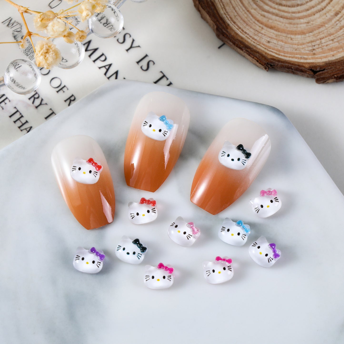 Ornament Cute Cartoon Mini Super Small Nail Care Nail Art